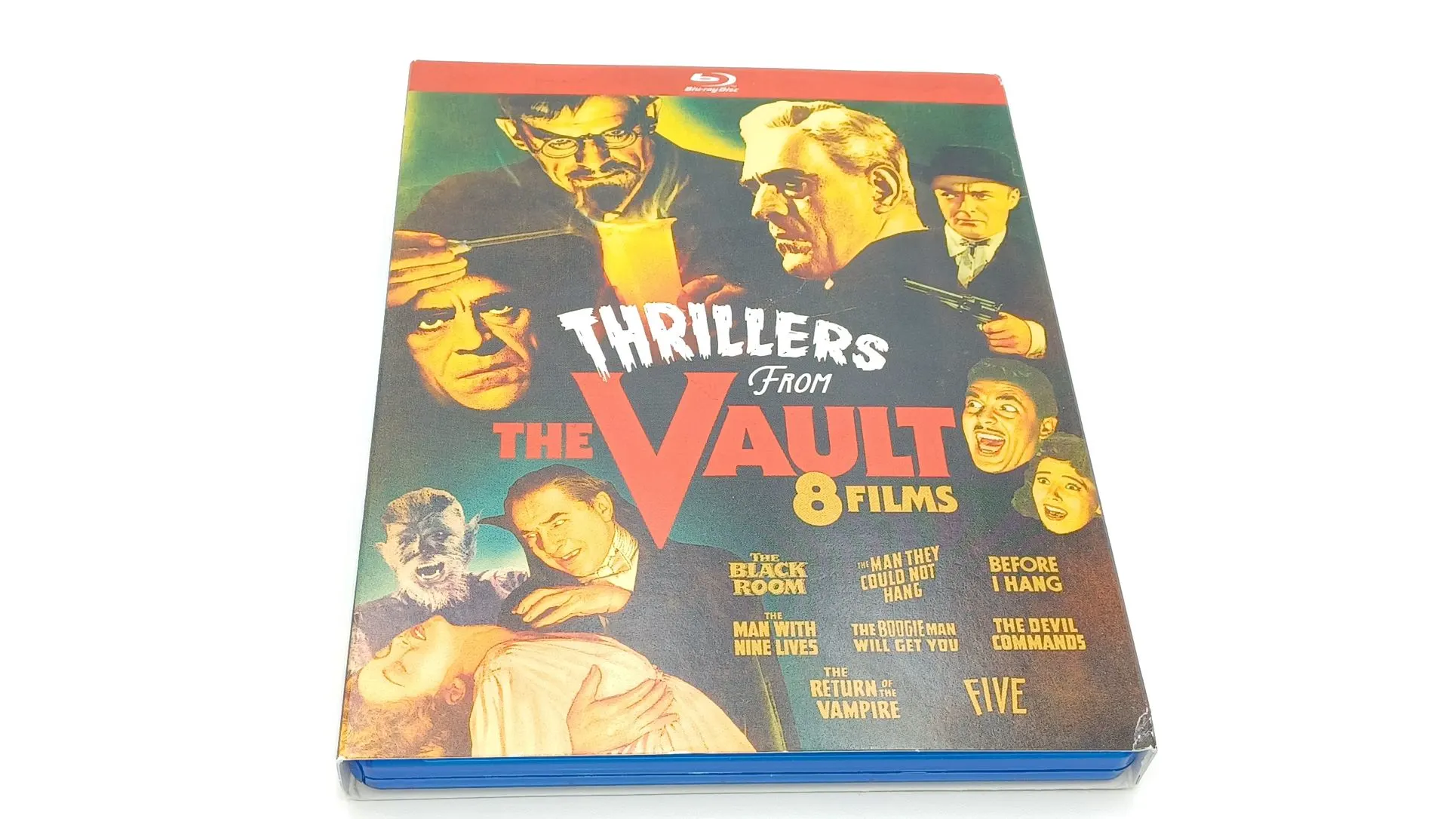 Thrillers From the Vault 8 Horror Films Blu-ray Case