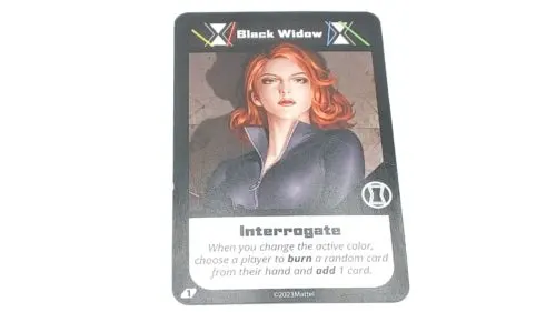 Black Widow Character Card