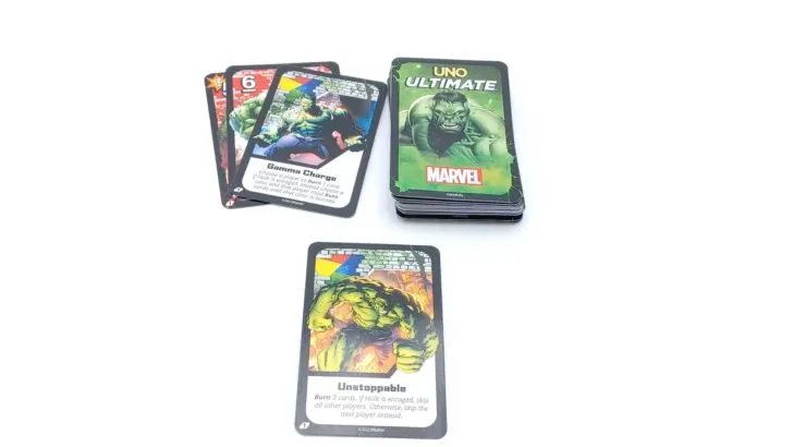 Burning Cards in UNO Ultimate Marvel 2023
