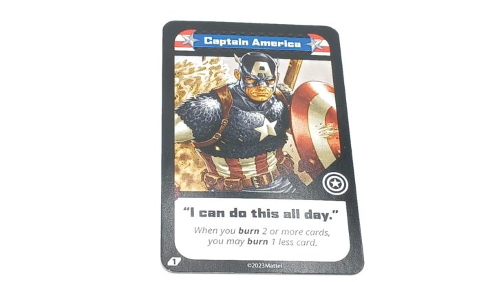 Captain America Character Card