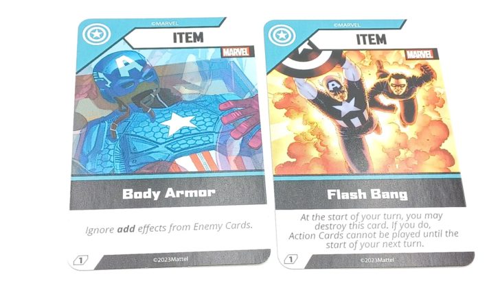 Captain America Item Cards