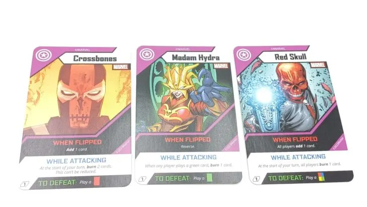 Captain America Enemy Cards