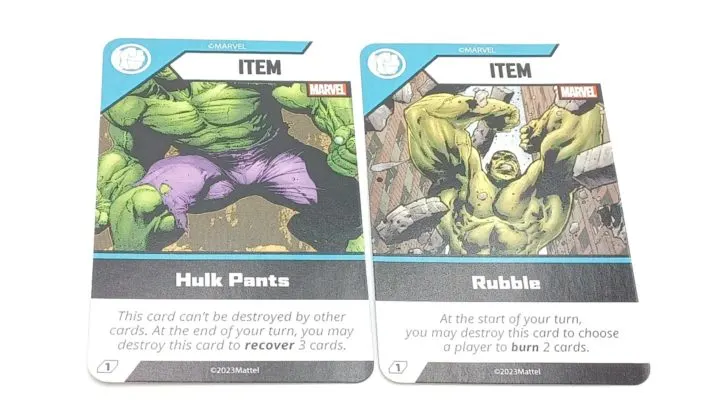 Hulk Item Cards