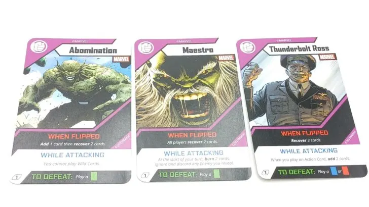 Hulk Enemy Cards