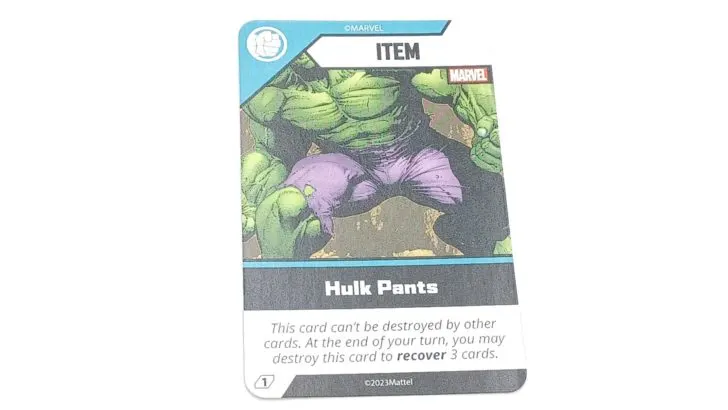 Item Card in UNO Ultimate Marvel 2023