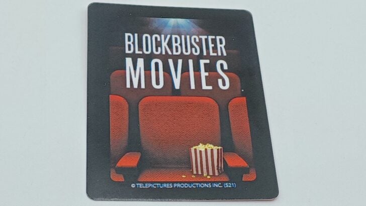 Blockbuster Movies Card from Heads Up! Party Game 4th Edition