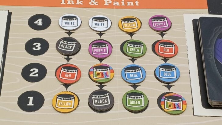 Choosing A Paint token in Disney Animated Game