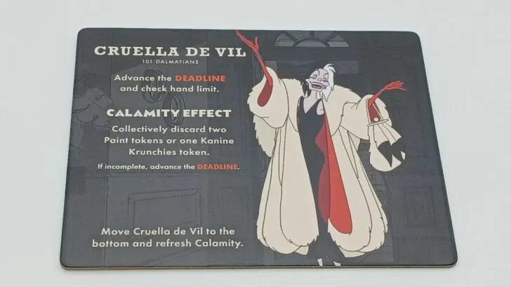 Cruella De Vil Villain Tile