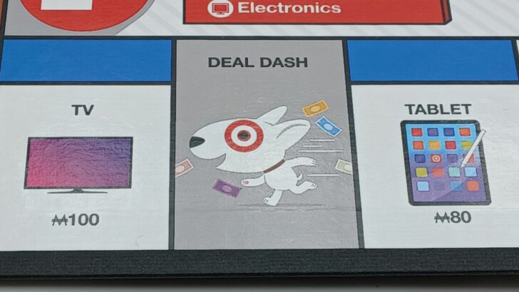 Deal Dash space in Monopoly Target Edition