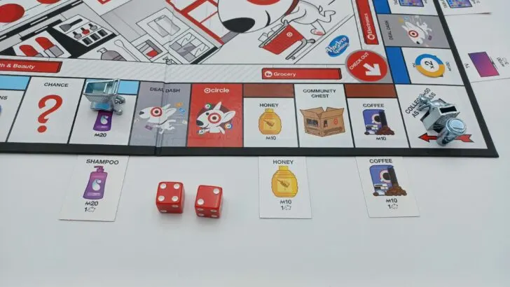 Movement in Monopoly Target Edition