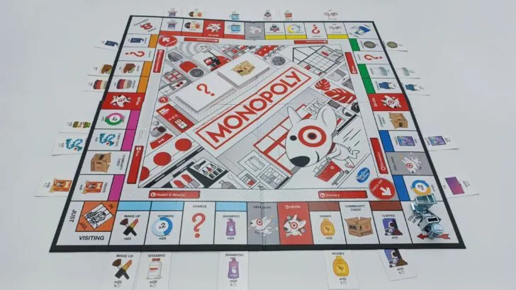 Setup for Monopoly Target Edition