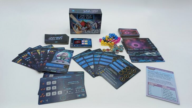 Components for One Deck Galaxy