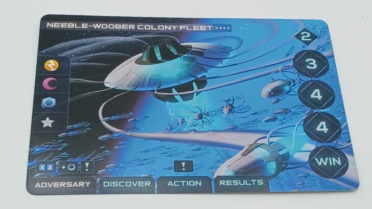 Neeble-Woober Colony Fleet in One Deck Galaxy