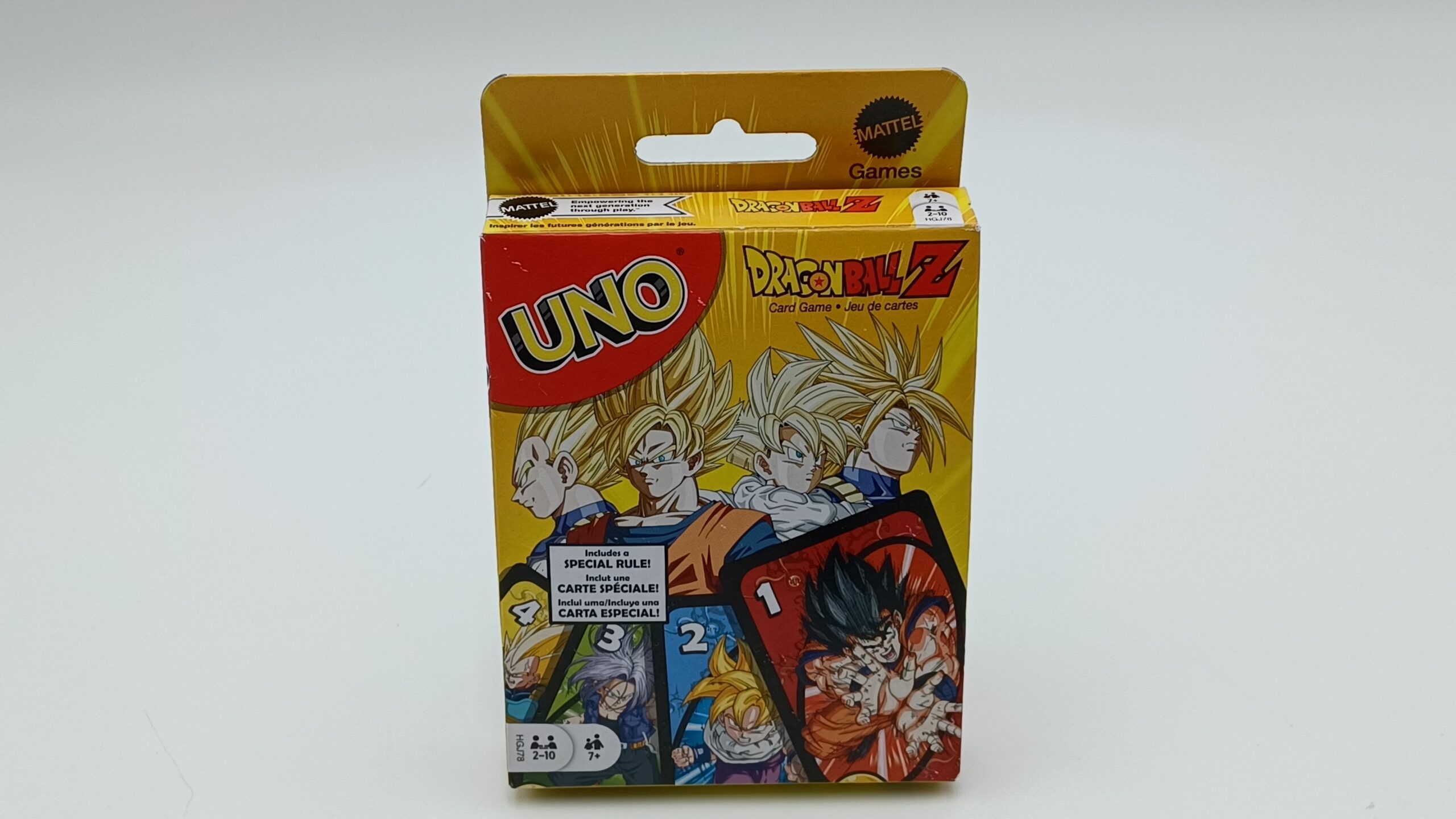 Box for UNO Dragon Ball Z