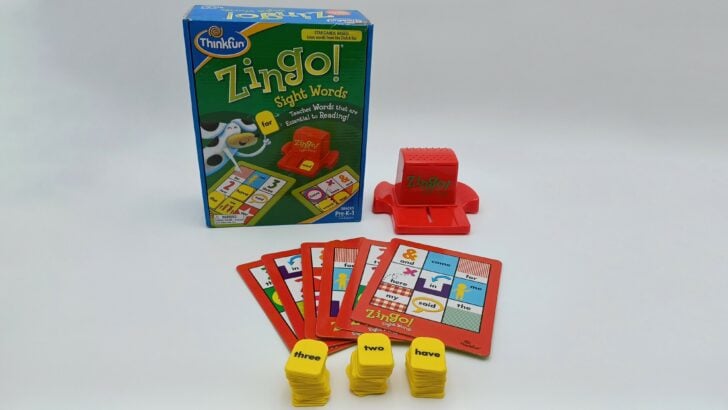 Components for Zingo! Sight Words