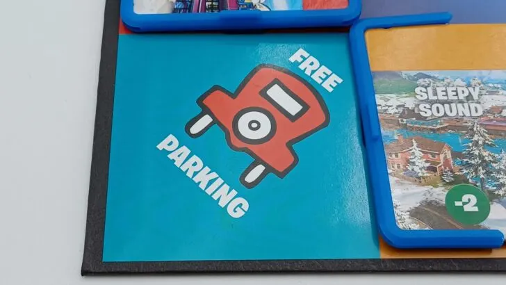 Free Parking Space in Monopoly Flip Edition Fortnite