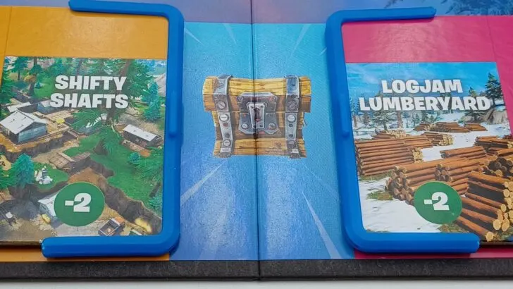 Loot Chest space in Monopoly Flip Edition Fortnite