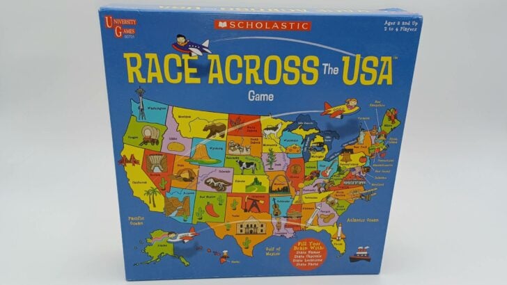 Box for Scholastic Race Across the USA