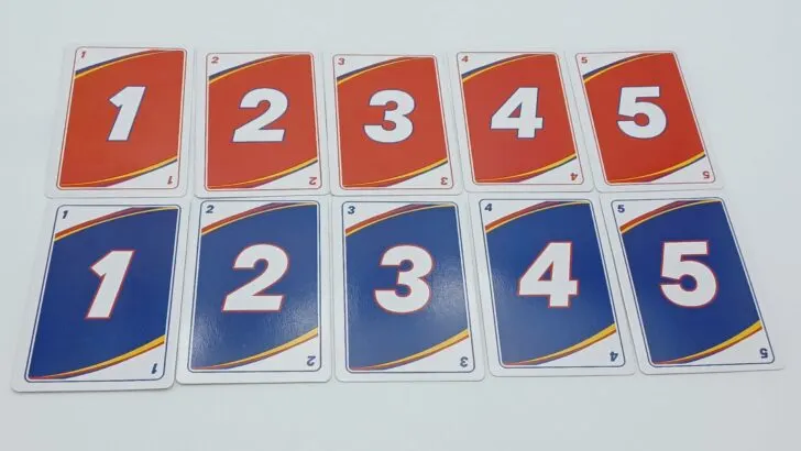 Number Cards in Sequence Stacks