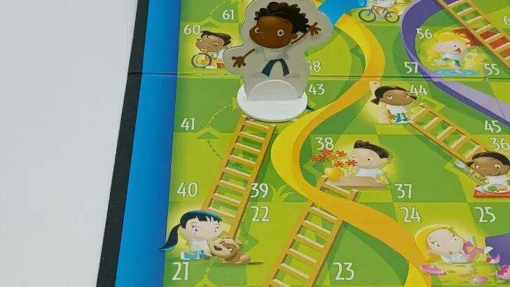 Using a ladder in Chutes and Ladders