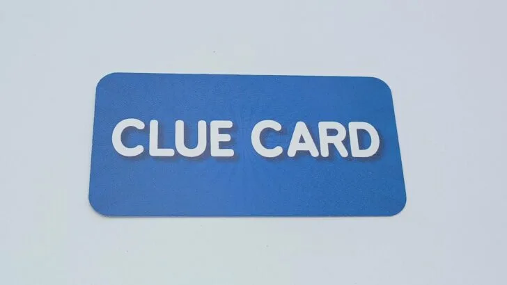 Using a clue card