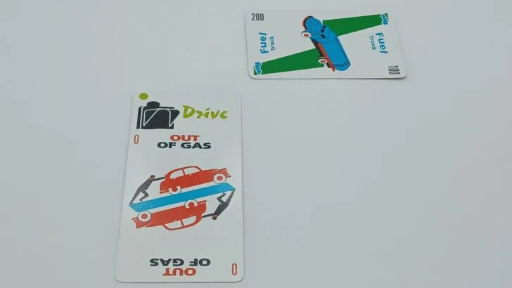 Playing a Safety card for Coup Fourre in Mille Bornes