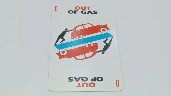 Out of Gas card