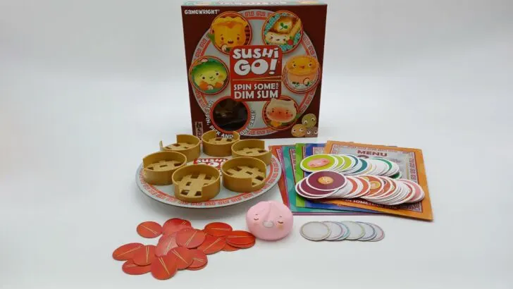 Components for Sushi Go Spin Some for Dim Sum