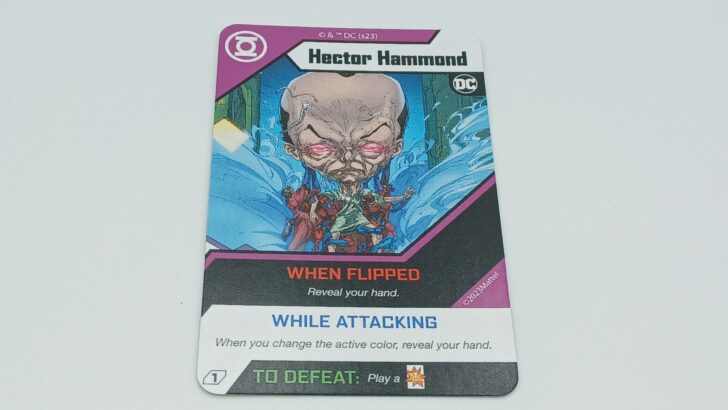 Defeat Enemy Card with Danger Icon