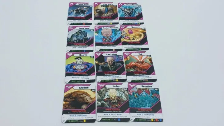 Enemy Cards in UNO Ultimate DC