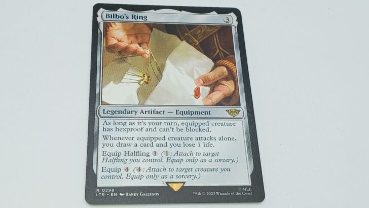 Bilbo's Ring Legendary Artifact - Equipment card