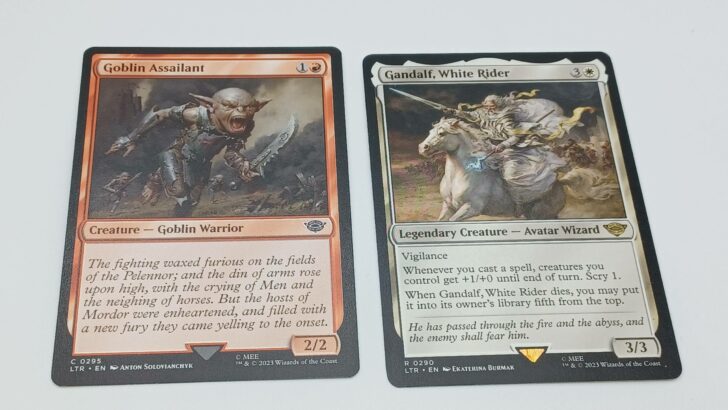 Attacking another creature in Magic: The Gathering The Lord of the Rings Tales of Middle-Earth