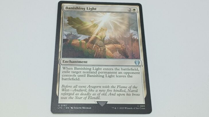 Banishing Light Enchantment card