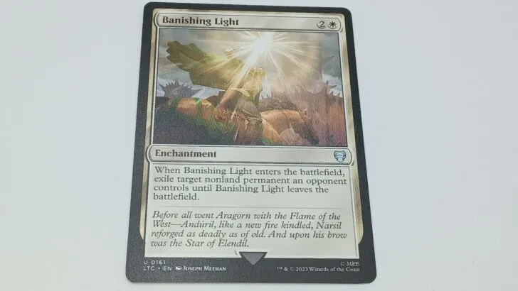 Banishing Light Enchantment card