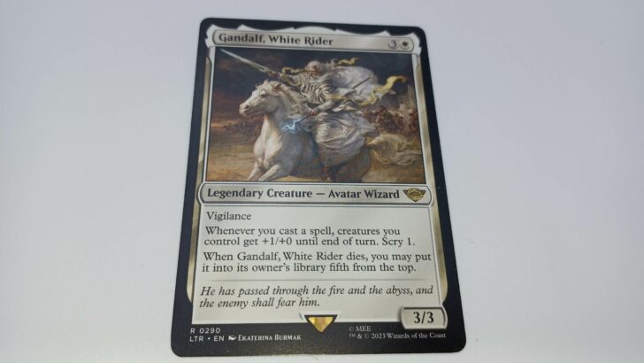 Gandalf, White Rider card