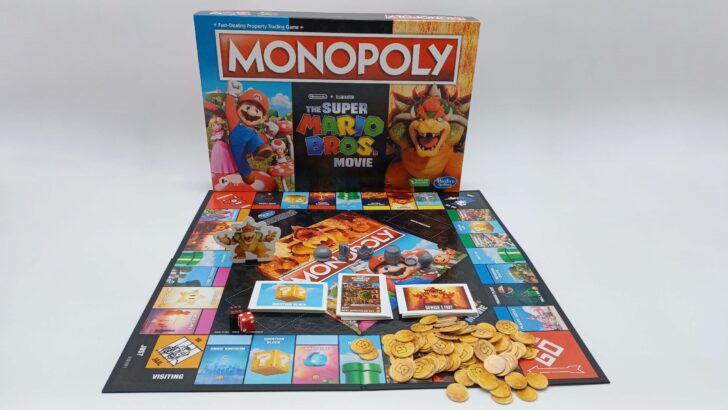 Components for Monopoly The Super Mario Bros Movie