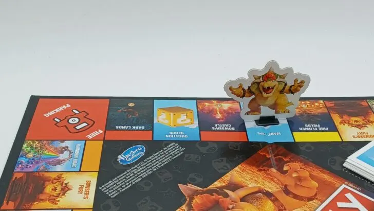 Moving Bowser in Monopoly The Super Mario Bros Movie