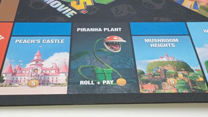 Piranha Plant space in Monopoly The Super Mario Bros Movie