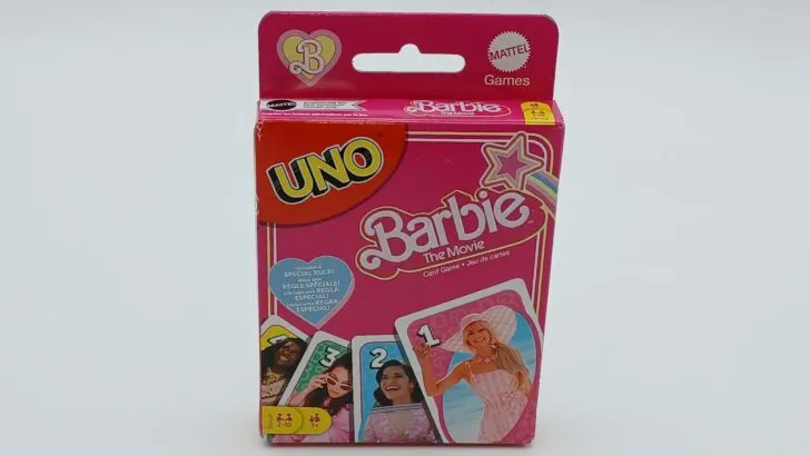 Box for UNO Barbie the Movie
