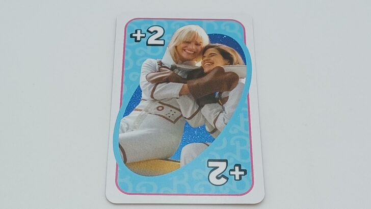 Draw Two card in UNO Barbie the Movie
