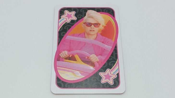 Wild Played With Too Much card in UNO Barbie the Movie