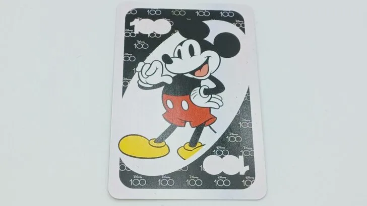 Wild Mickey Movie Madness card in UNO Disney 100