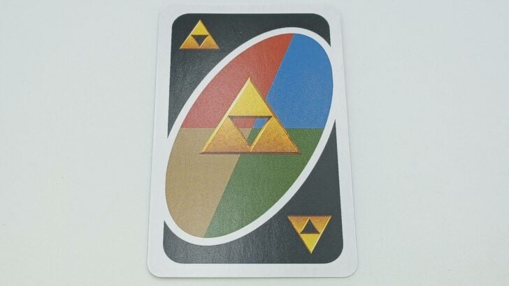 Wild Triforce card in UNO The Legend of Zelda