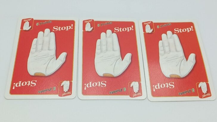 Creating a meld of Stop cards