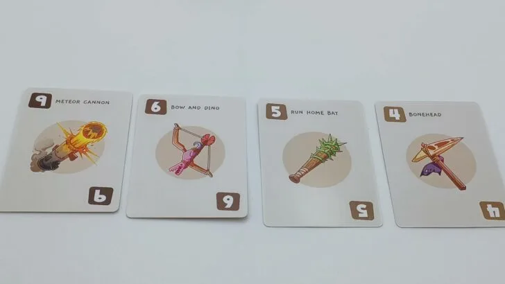 Comparing the Point cards played by the players