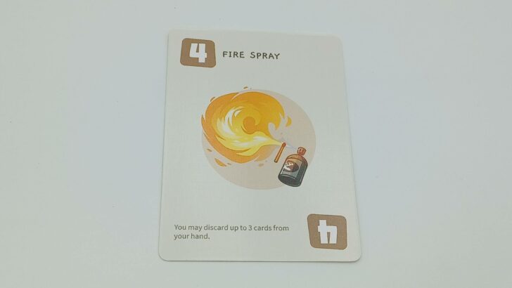 Fire Spray card