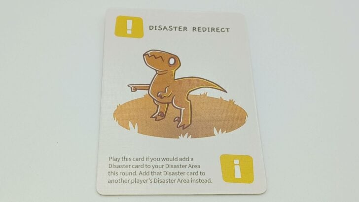 Play Instant card to avoid Disaster card