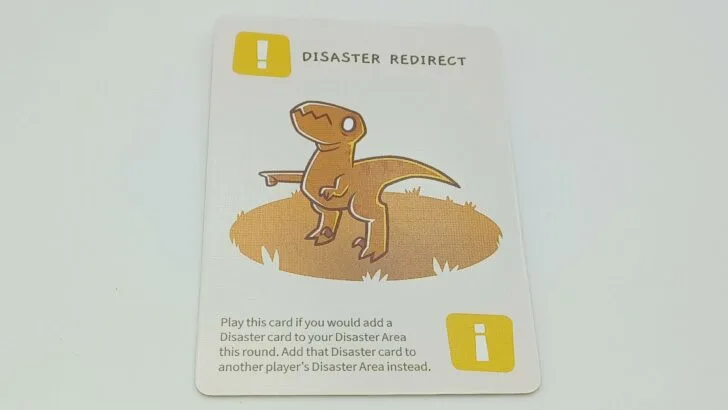Play Instant card to avoid Disaster card