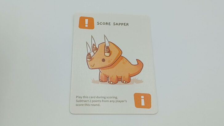 Score Sapper card