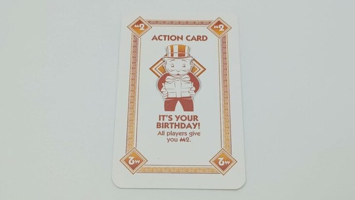 It's Your Birthday card in Monopoly Deal